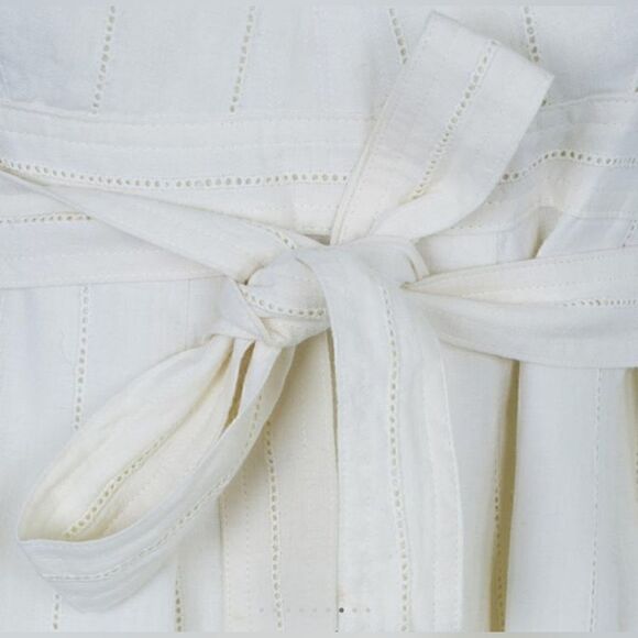 Burberry white linen sleeves dress size 12 - Picture 8 of 13